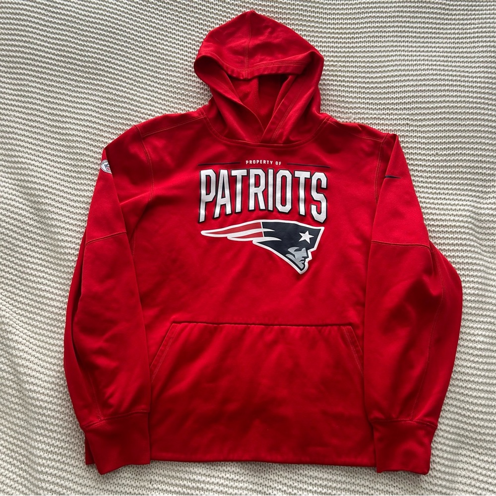 Nike Red XL KIDS SIZE New England Patriots Hoodie Sweatshirt 

  #NFL #patriots